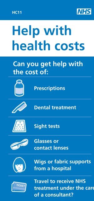 Help With Health Costs Nhs Business Services Authority Help With Health Costs Nhs Business Services Authority