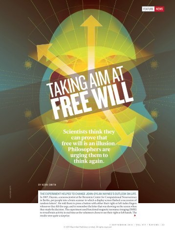 Taking Aim at Free Will - Kreiman Lab