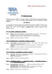 Horaires transports scolaires Altkirch 2013-2014