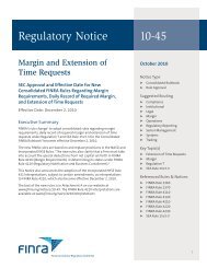 Regulatory Notice 10-45 - finra