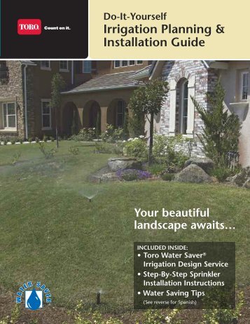 Irrigation Planning & Installation Guide - SPRINKLER TALK