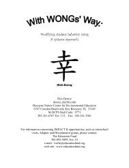 With Wong's Way Modifying Student Behavior - The Education Fund