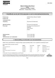 Material Safety Data Sheet 1. Identificatie van de stof ... - Marinestore