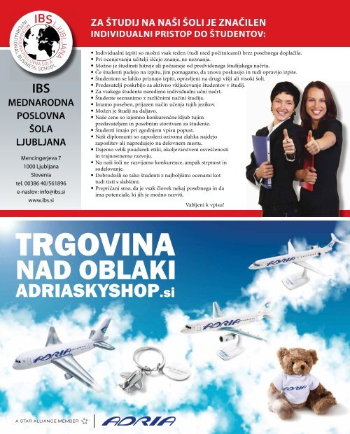 Avgust, september 2012 - Adria Airways