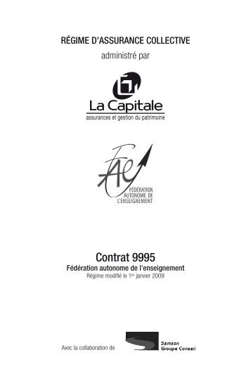 Brochure explicative - La Capitale assurances gÃ©nÃ©rales