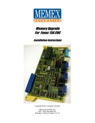 Base 0 board Manual for Fanuc 15A - Memex Automation