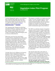 Vegetation Index - RMA USDA Risk Management Agency - US ...