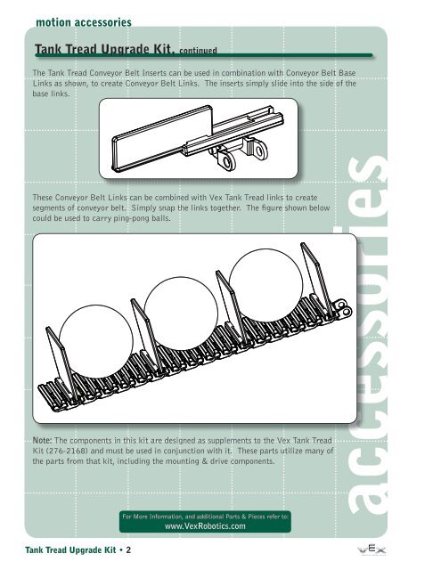 Tank Tread Upgrade Kit - VEX Robotics