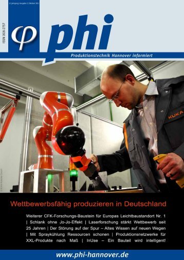 phi Ausgabe 2/2011 - Produktionstechnik Hannover informiert