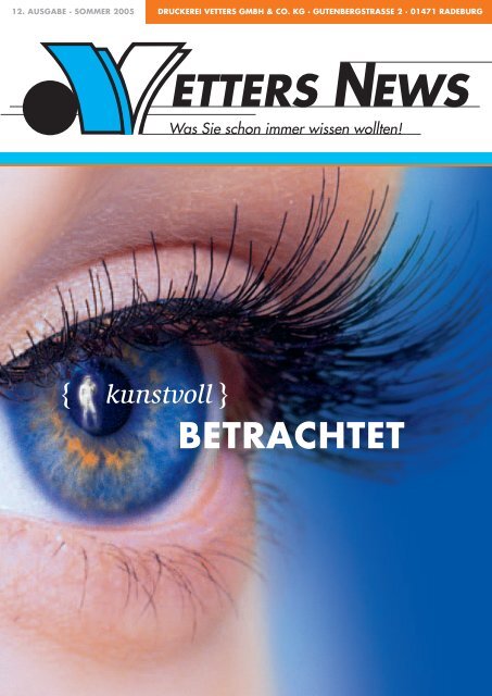 ETTERS NEWS - Druckerei, Vetters, Radeburg