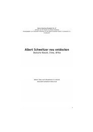 Albert-Schweitzer-Rundbrief 2005 - Deutsches Albert-Schweitzer ...
