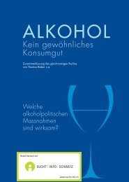 ALKOHOL-Kein gewÃ¶hnliches Konsumgut - Sucht Schweiz