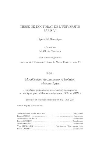 THESE DE DOCTORAT DE L'UNIVERSITE PARIS VI ... - LISMMA