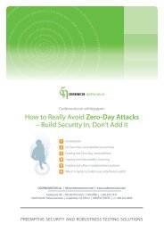 How to really avoid Zero-Day Attacks â build ... - Codenomicon
