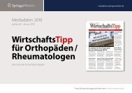 Wirtschaftstipp für Orthopäden / Rheumatologen