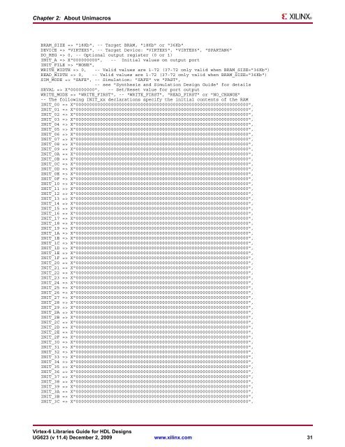 Xilinx Virtex-6 Libraries Guide for HDL Designs