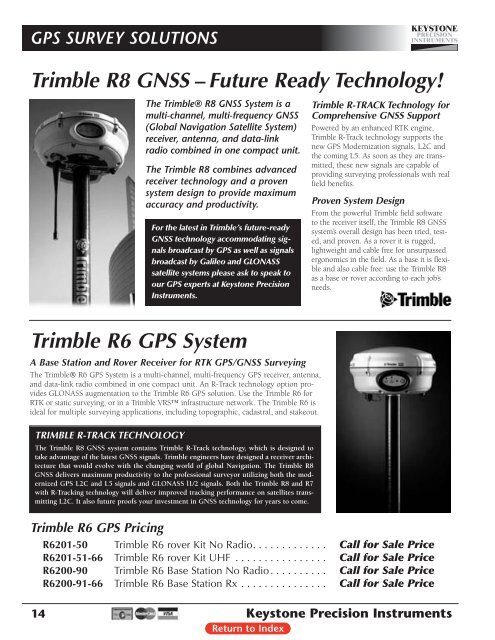 Catalog 09 Volume 11 2009 - Keystone Precision Instruments