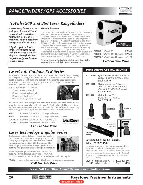 Catalog 09 Volume 11 2009 - Keystone Precision Instruments