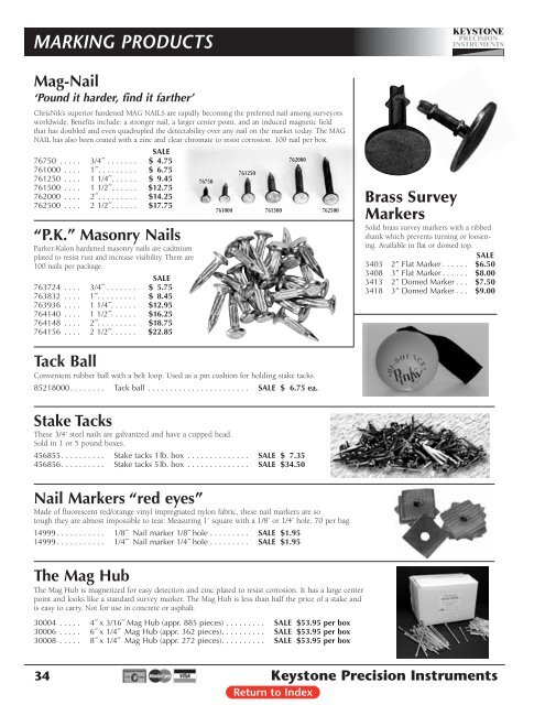 Catalog 09 Volume 11 2009 - Keystone Precision Instruments