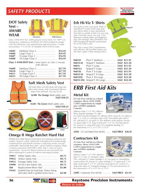 Catalog 09 Volume 11 2009 - Keystone Precision Instruments