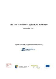 The French market of agricultural machinery - Agrotechnology from ...