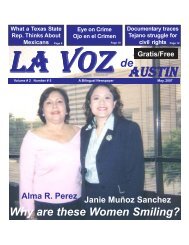 La Voz de Austin May, 2007.pmd - La Voz Newspapers