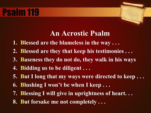 Psalm 119