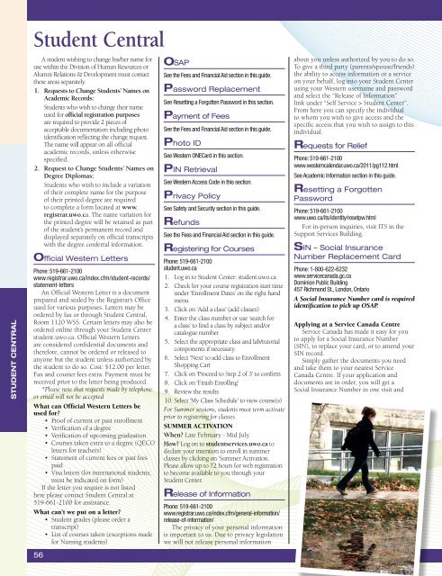 Downloadable - Academic Calendar - University of Western Ontario