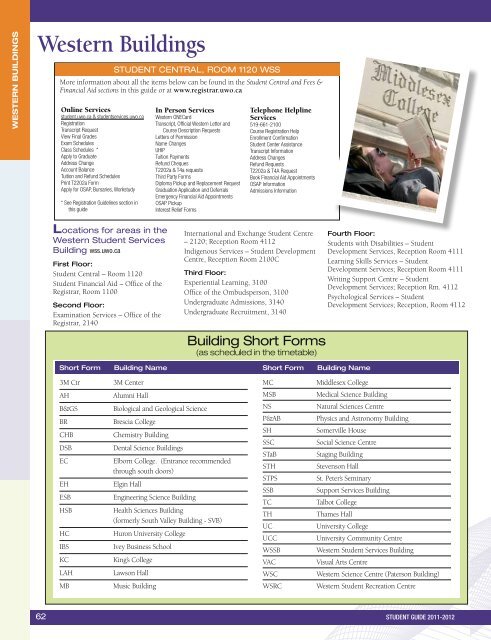 Downloadable - Academic Calendar - University of Western Ontario