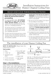 Concept 2 Ice Range Ceiling Fan Hunter Pacific