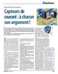 Capteurs de courant: Ã  chacun son argument! - Mesures