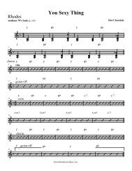 Download Sheet Music - David Rothstein Music