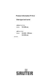 PI 43.2 - Sauter Feinmechanik GmbH