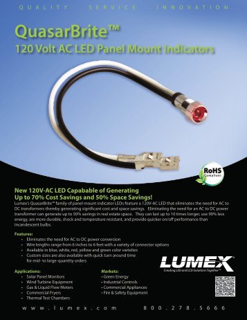 120V-AC LED - Lumex