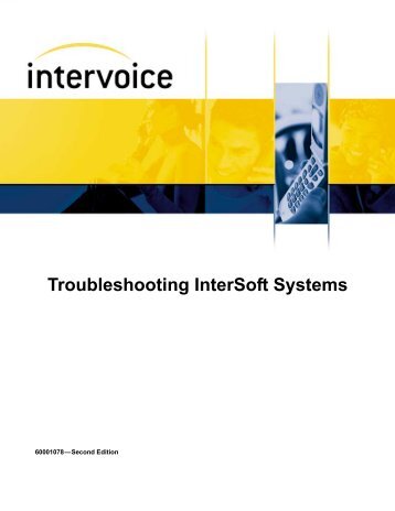 Troubleshooting InterSoft Systems, 2nd Edition - Intervoice