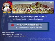 Runasimipi.org: tecnologÃ­a para cambiar actitudes hacia ... - ILLA