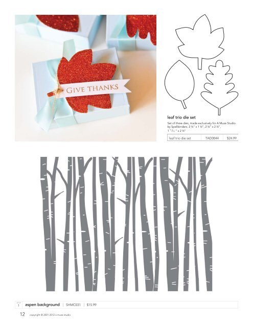 amuse studio holiday catalog 2012