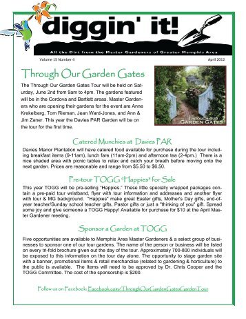 Through Our Garden Gates - Memphis Area Master Gardeners