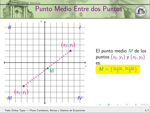 Plano Cartesiano, Rectas y Sistema de Ecuaciones