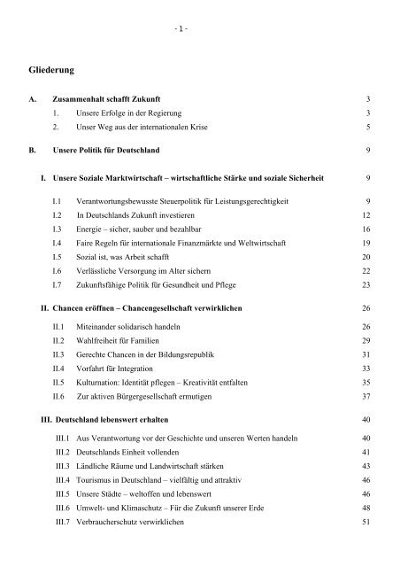 Regierungsprogramm 2009 - 2013 (pdf)