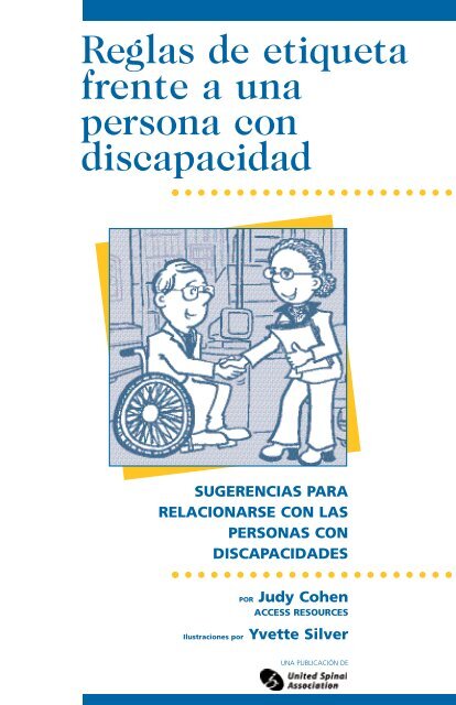 Reglas de etiqueta frente a una persona con discapacidad