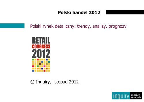 Trendy w handlu detalicznym - Inquiry