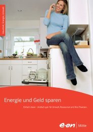 Energie und Geld sparen - Stadtwerke Gelnhausen GmbH