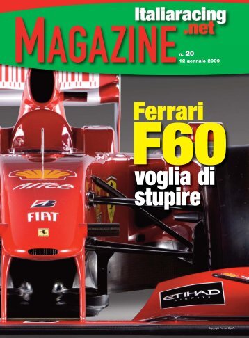 F.1 - La nuova Ferrari F60 - Italiaracing