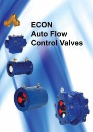 ECON Auto Flow Control Valves - Econosto Mideast