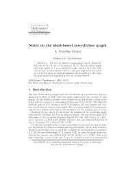 Notes on the ideal-based zero-divisor graph - Journal of ...