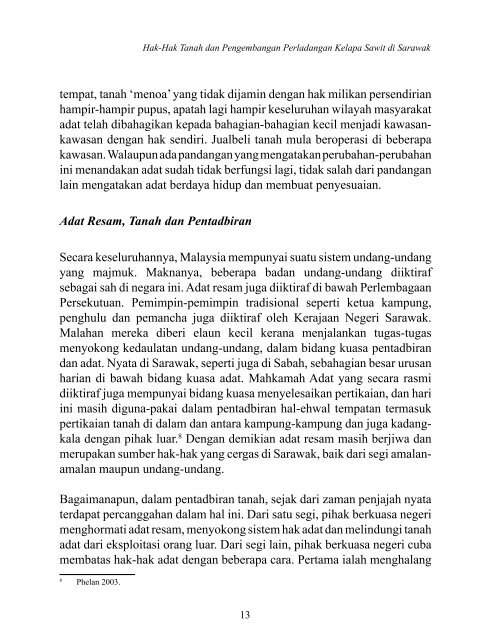 Tanah Menyara Hidup - Forest Peoples Programme