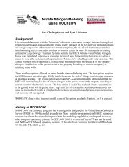 Nitrate Nitrogen Modeling using MODFLOW - Onsite Sewage ...