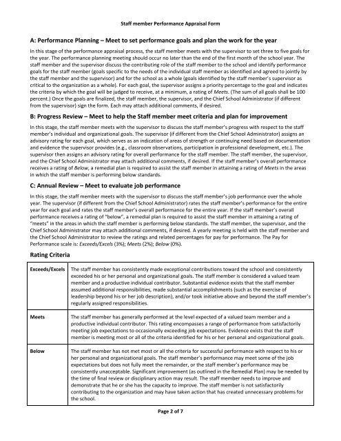 Staff Performance Appraisal Form - LEAP Academy University ...