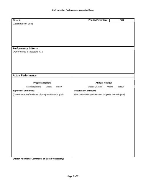 Staff Performance Appraisal Form - LEAP Academy University ...